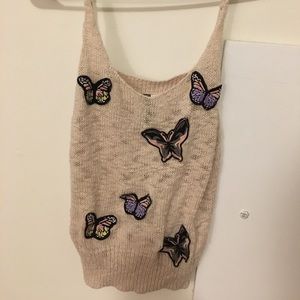 Butterfly tank top , small